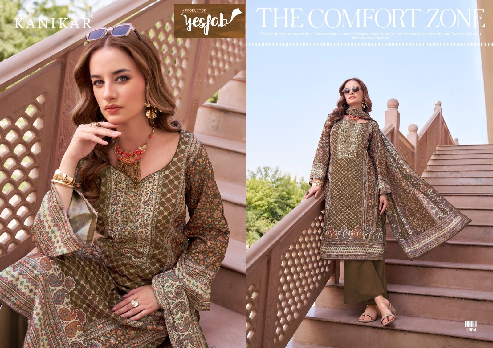 Kanikar Yesfab Pant Style Suits Exporter Gujarat