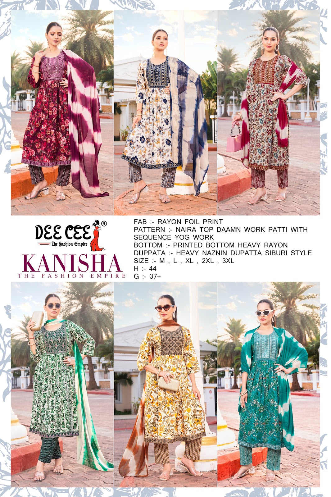 Kanisha Deecee Rayon Readymade Pant Style Suits Wholesale Rate