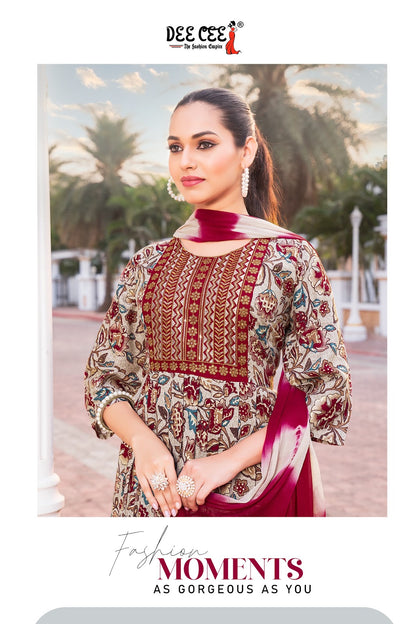 Kanisha Deecee Rayon Readymade Pant Style Suits Wholesale Rate