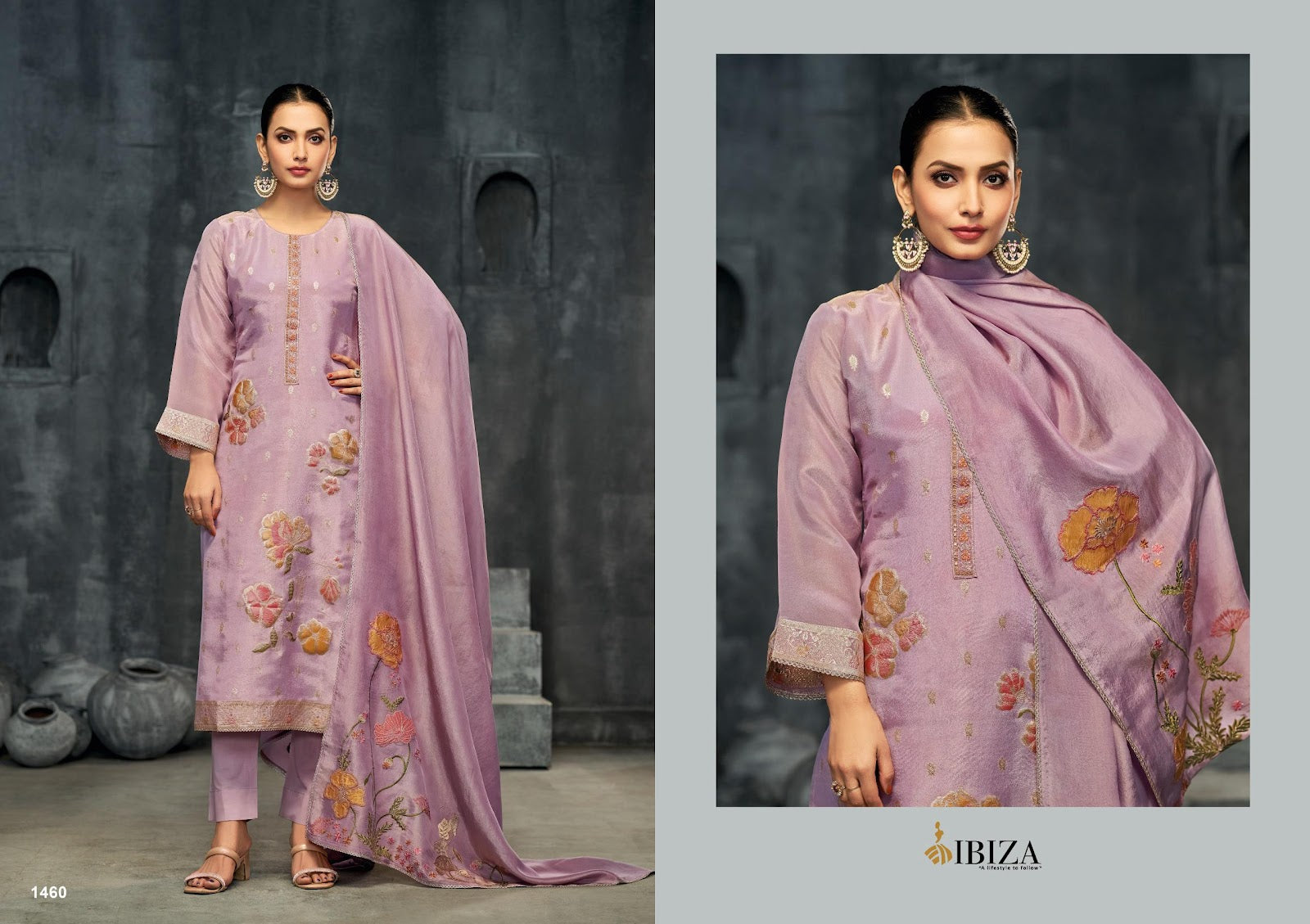 Kanishka Ibiza Pure Silk Pant Style Suits Manufacturer Gujarat