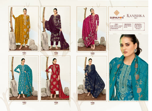 Kanishka Vol 1 Suryajyoti Modal Pant Style Suits Wholesale Price