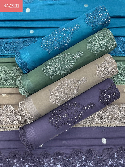 Kanohi Naariti Mul Chanderi Pant Style Suits Manufacturer India