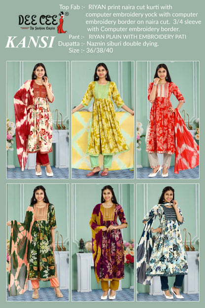 Kansi Deecee Rayon Girls Readymade Pant Suits Exporter Ahmedabad