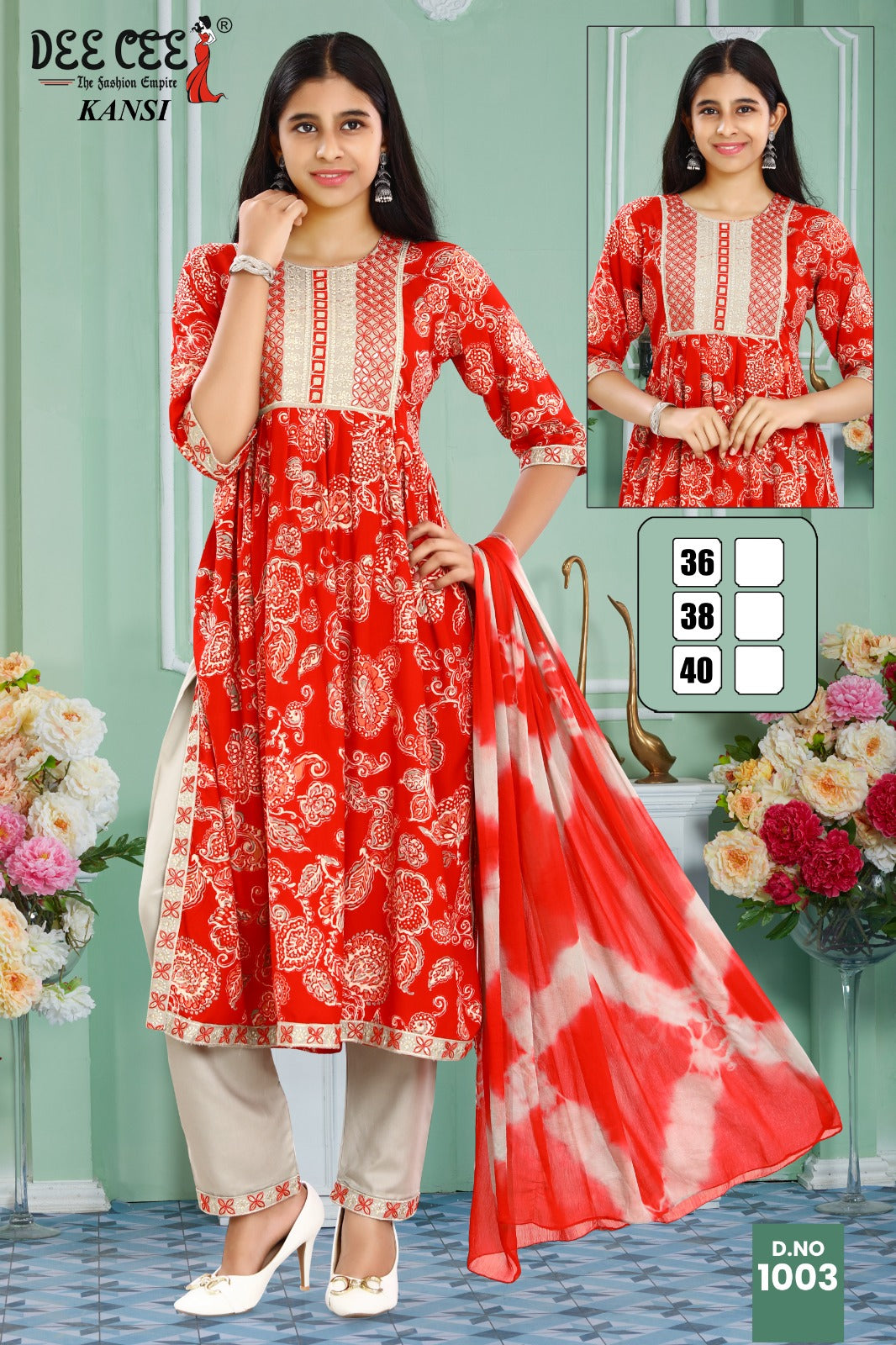 Kansi Deecee Rayon Girls Readymade Pant Suits Exporter Ahmedabad