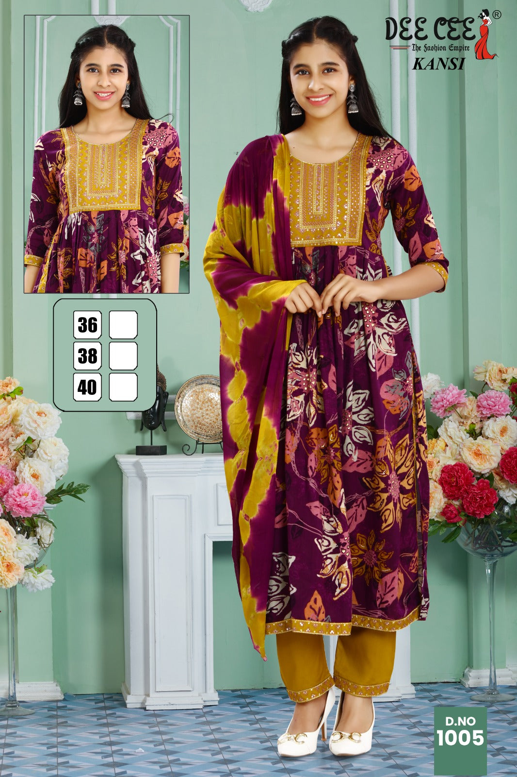 Kansi Deecee Rayon Girls Readymade Pant Suits Exporter Ahmedabad