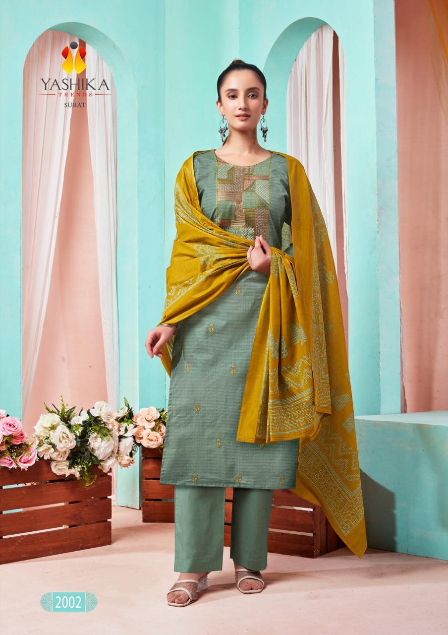 Kaantha Yashika Trends Heavy Cotton Pant Style Suits