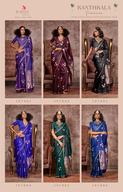 Kanthkala Pichhwai Rajtex Handloom Weaving Sarees Wholesale Price