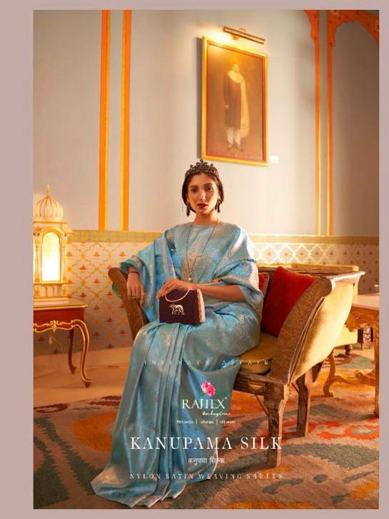 Kanupama Silk Rajtex Nylon Sarees Exporter Gujarat