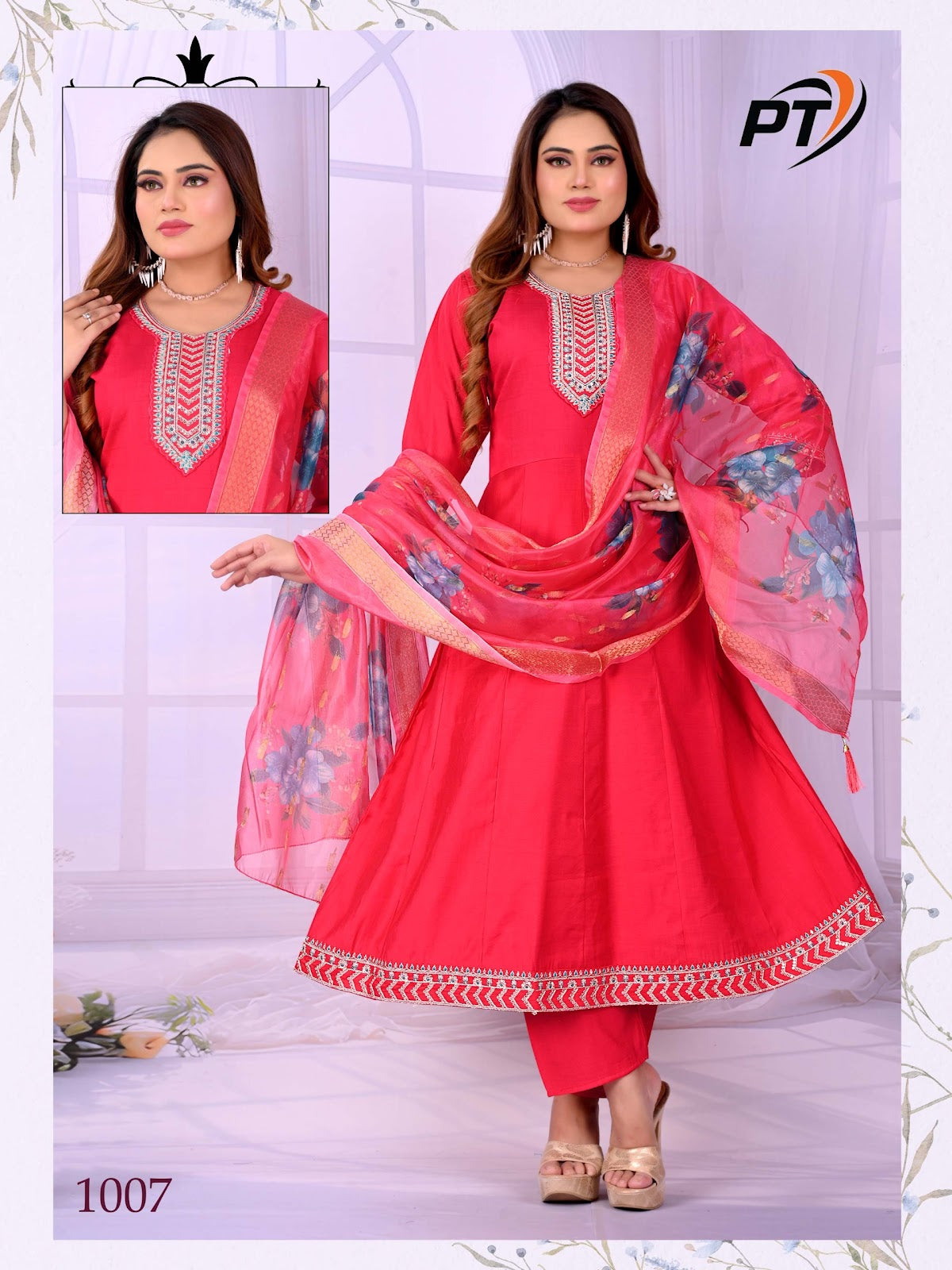Kanya Vol 1 Pt Vertical Readymade Anarkali Suits Wholesale