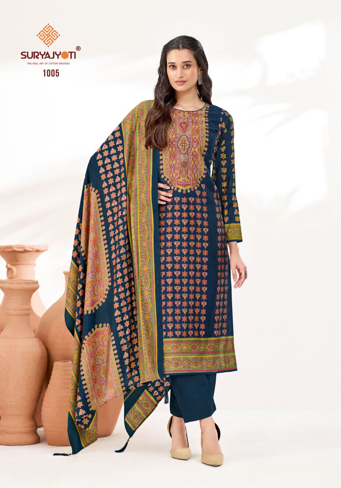 Kanz Vol 1 Suryajyoti Modal Silk Pant Style Suits Exporter