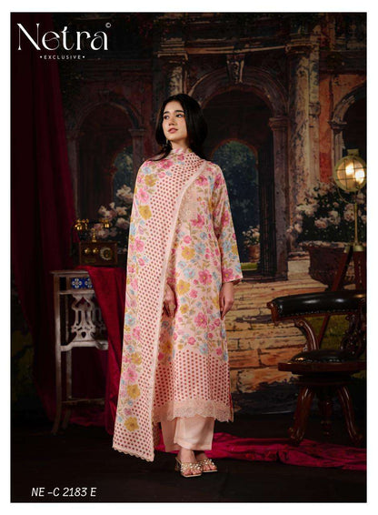 Kara Netra Bemberg Muslin Pant Style Suits Wholesale Price
