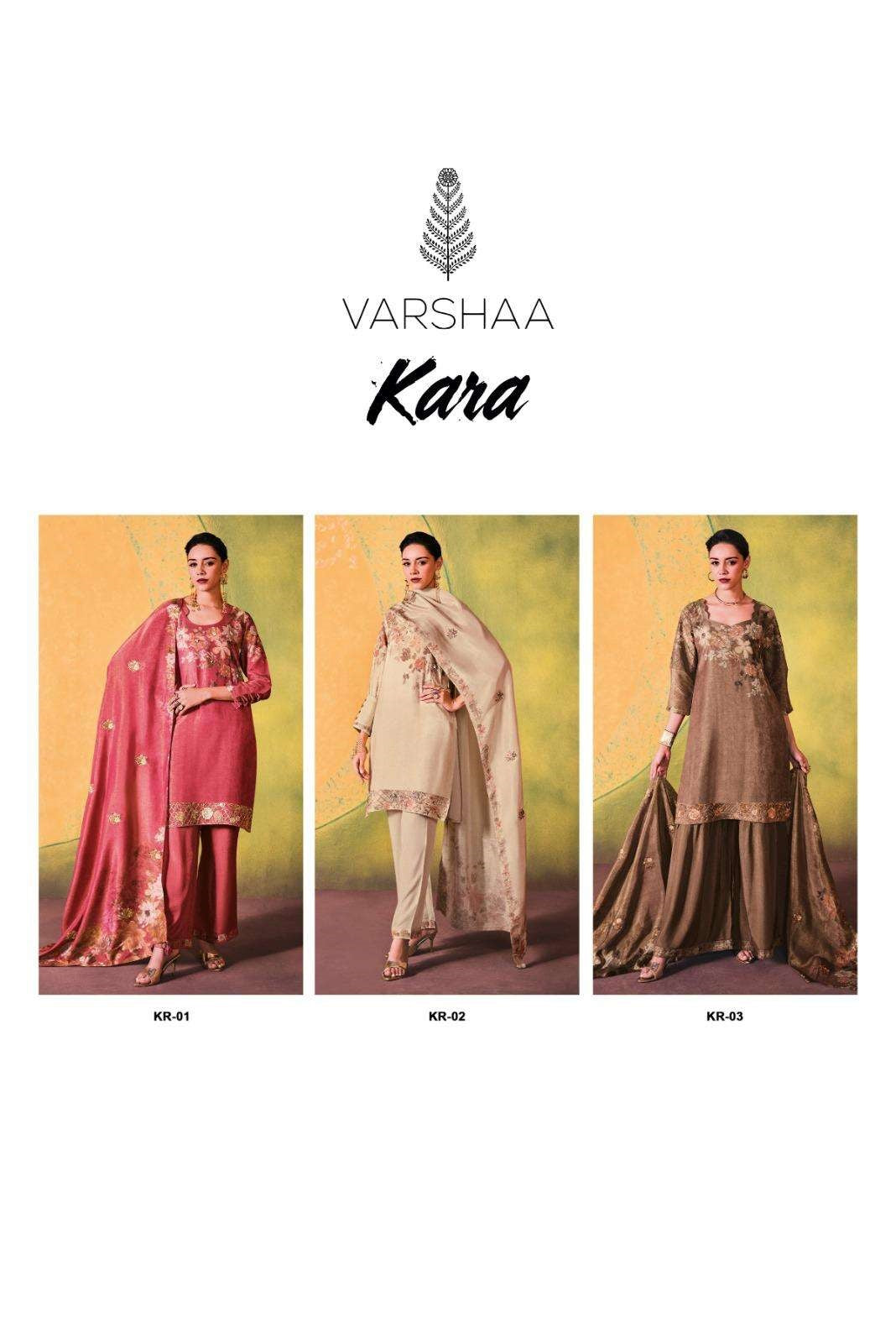 Kara Varshaa Viscose Simmer Pant Style Suits Wholesale
