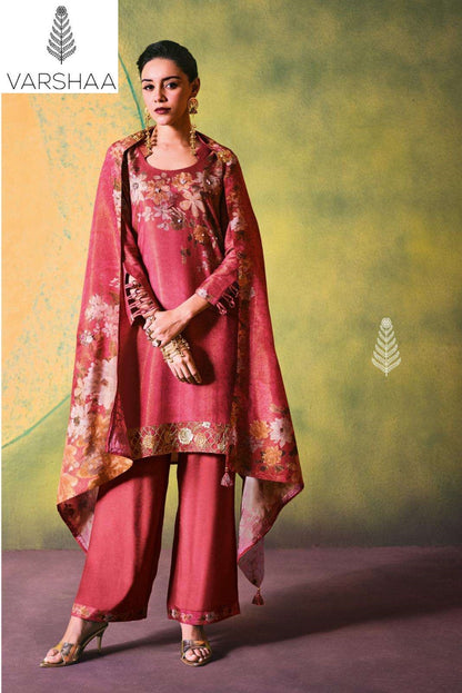 Kara Varshaa Viscose Simmer Pant Style Suits Wholesale
