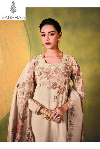 Kara Varshaa Viscose Simmer Pant Style Suits Wholesale