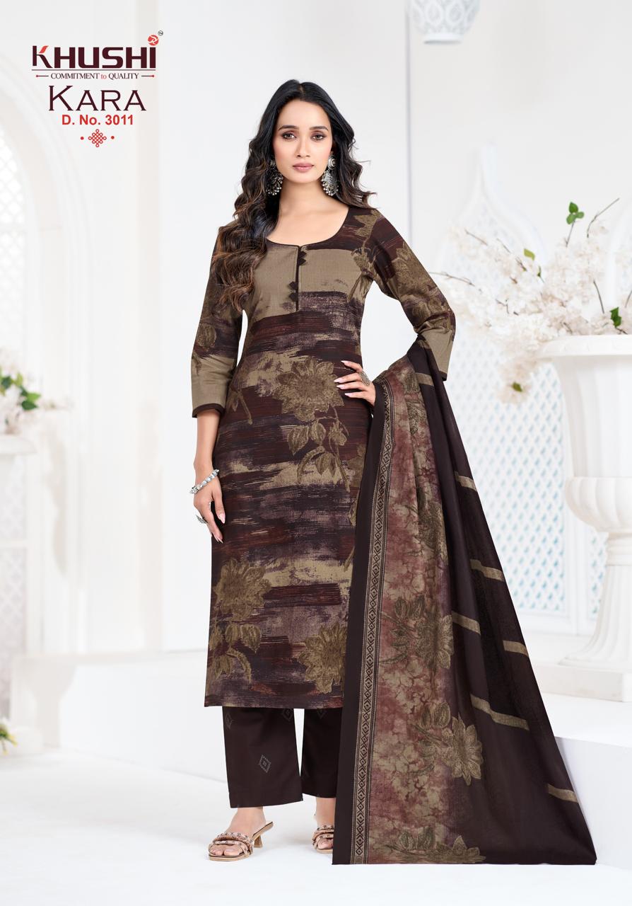 Kara Vol 3 Khushi Readymade Cotton Pant Suits Manufacturer Gujarat