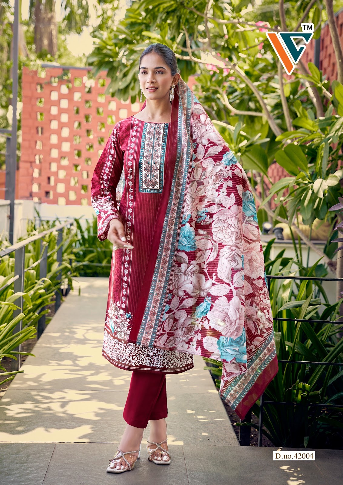 Karachi King Vol 42 Vandana Creation Mix Cotton Karachi Salwar Suits Supplier Gujarat