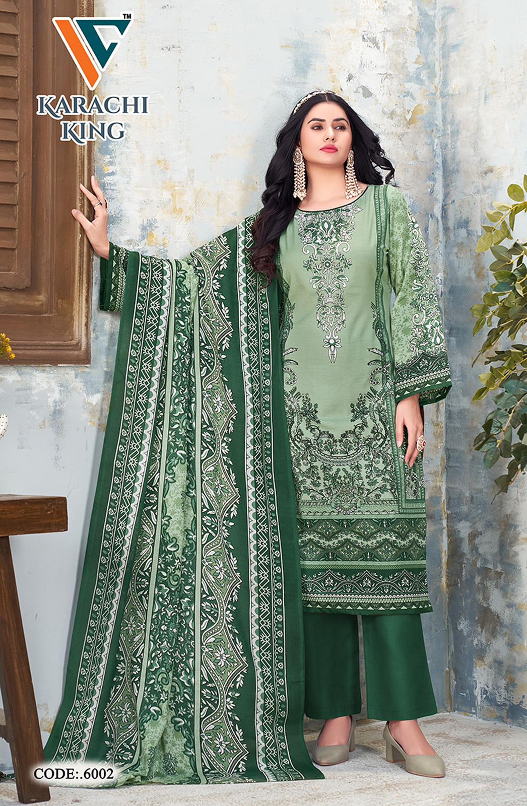 Karachi King Vol 6 Vandana Creation Cotton Pant Style Suits Supplier