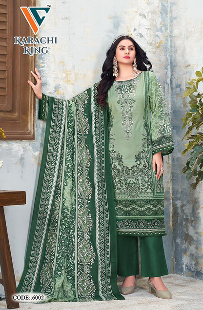 Karachi King Vol 6 Vandana Creation Cotton Pant Style Suits Supplier