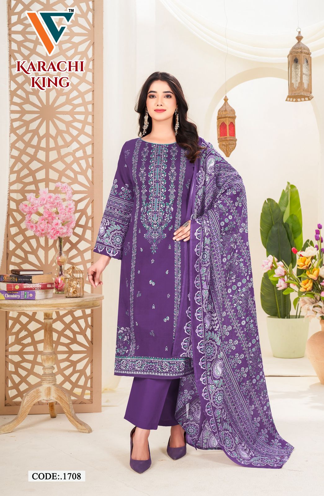 Karachi? King Vol-17 Vandana Creation Cotton Pant Style Suits Manufacturer
