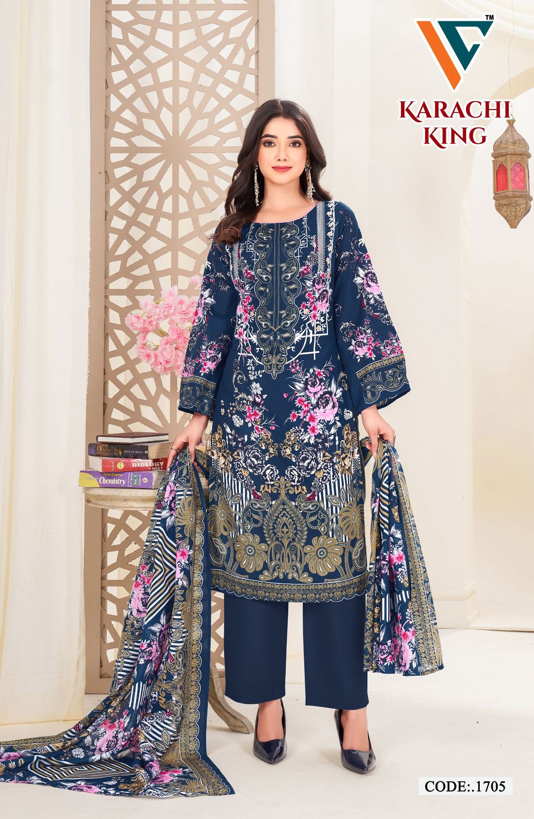 Karachi? King Vol-17 Vandana Creation Cotton Pant Style Suits Manufacturer