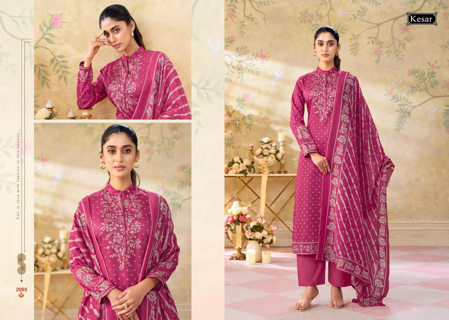 Kareena 637 Kesar Jam Satin Karachi Salwar Suits Wholesaler Gujarat