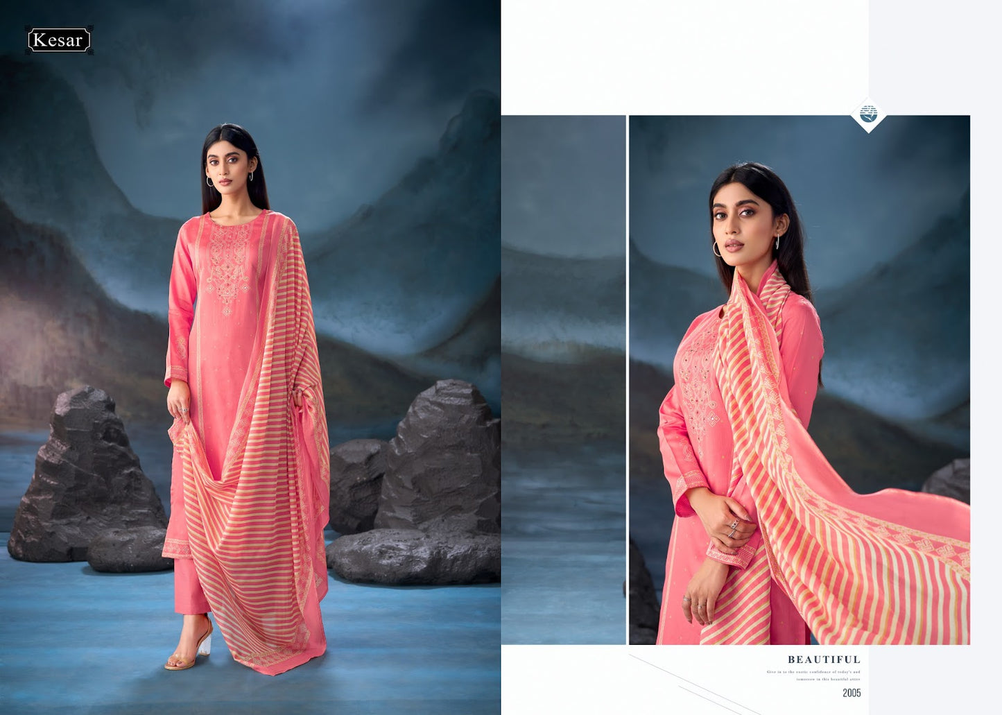 Kareena 638 Kesar Jam Satin Karachi Salwar Suits Exporter Gujarat