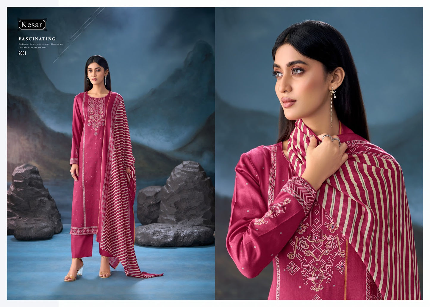 Kareena 638 Kesar Jam Satin Karachi Salwar Suits Exporter Gujarat