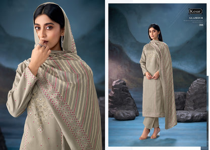 Kareena 638 Kesar Jam Satin Karachi Salwar Suits Exporter Gujarat