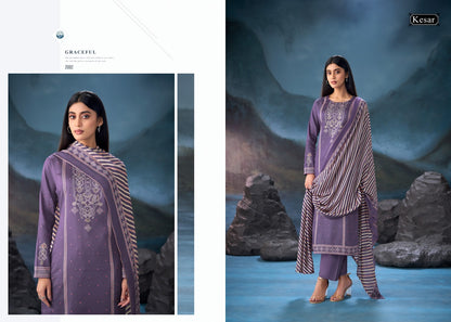 Kareena 638 Kesar Jam Satin Karachi Salwar Suits Exporter Gujarat