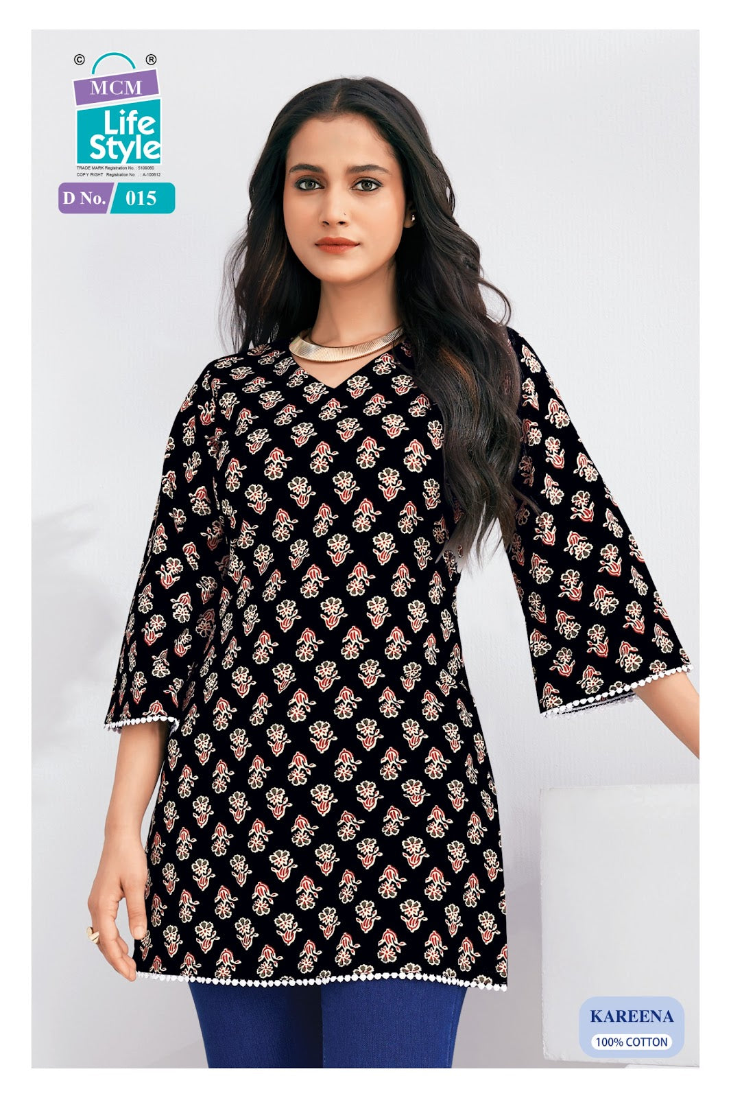 Kareena Mcm Lifestyle Cotton Short Kurtis Manufacturer