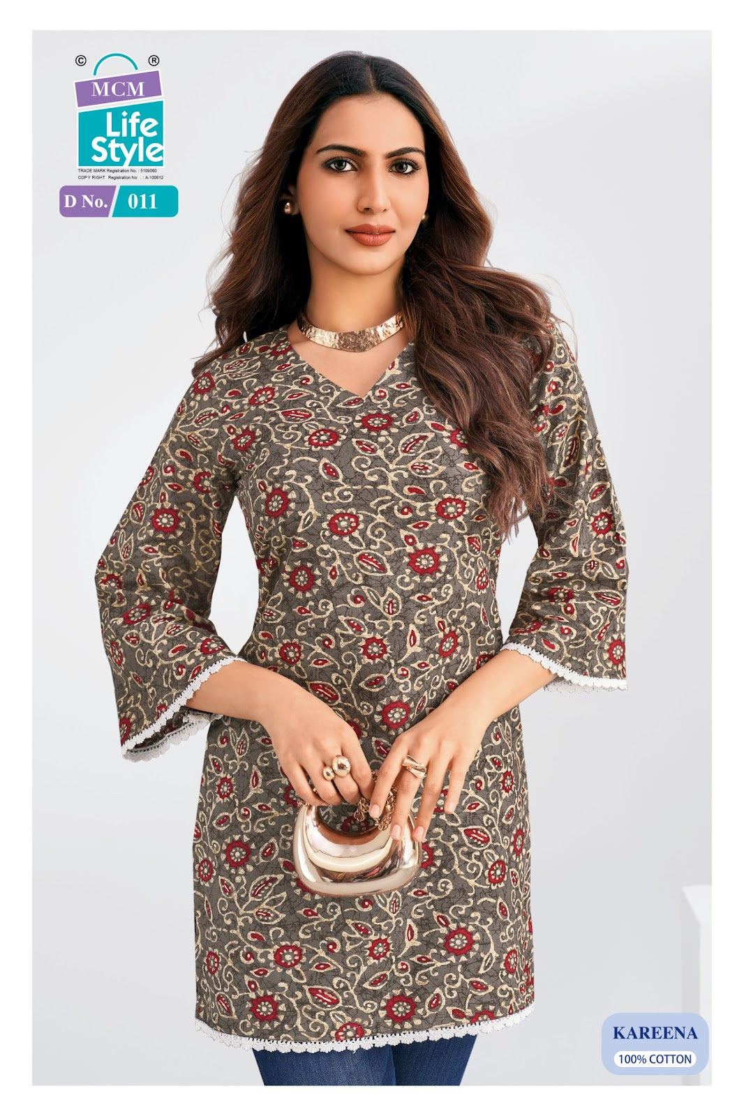 Kareena Mcm Lifestyle Cotton Short Kurtis Manufacturer