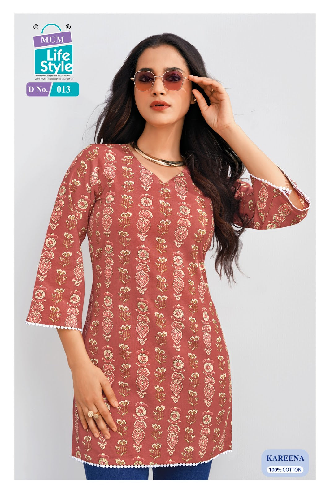 Kareena Mcm Lifestyle Cotton Short Kurtis Manufacturer