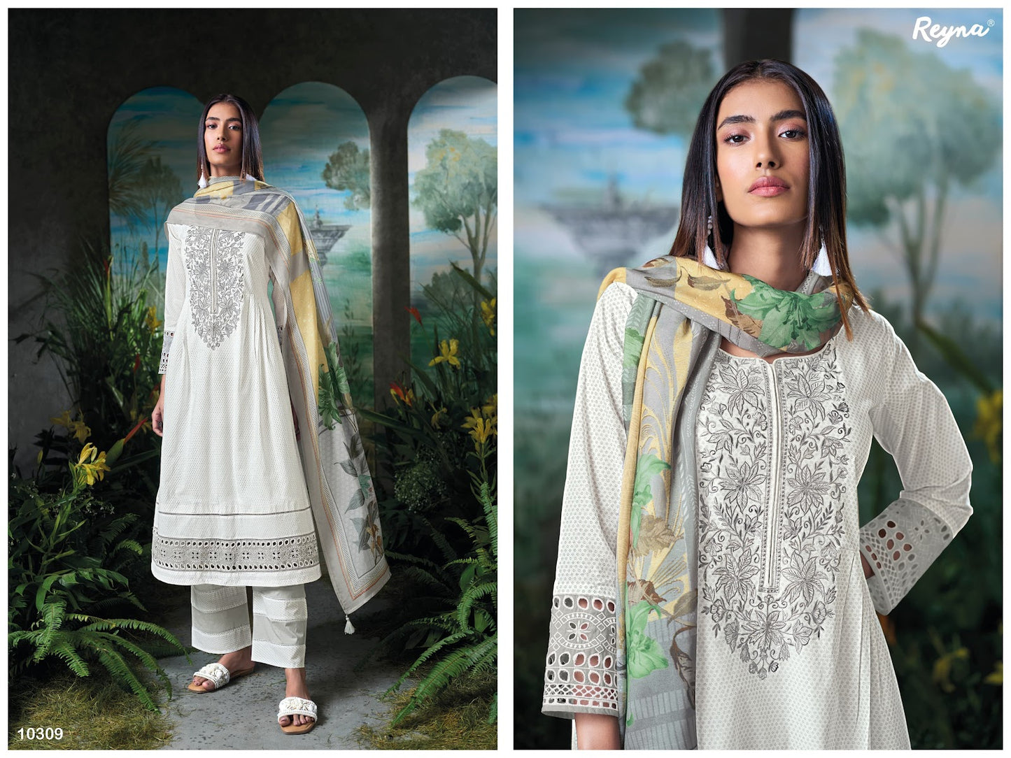 Kareena Reyna Cotton Pant Style Suits Exporter