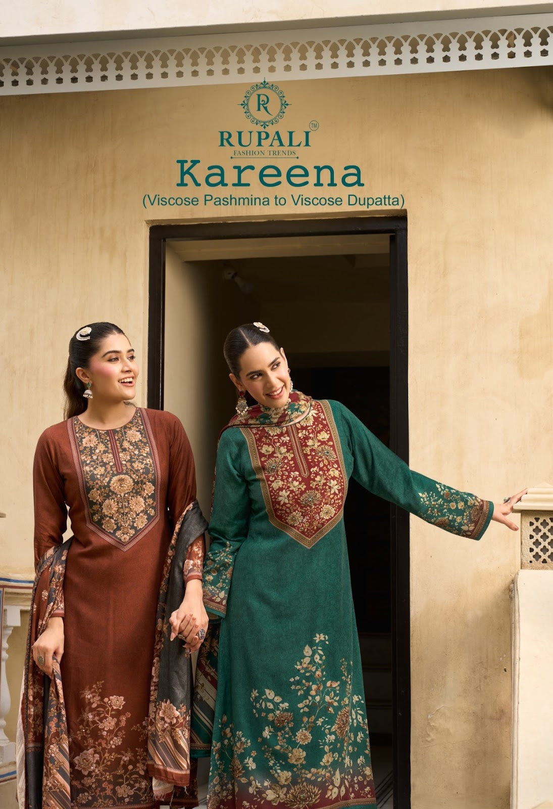 Kareena Rupali Pashmina Suits Exporter Ahmedabad