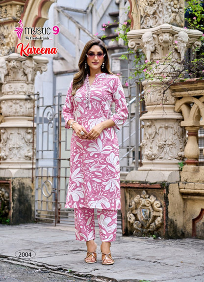 Kareena Vol 2 Mystic 9 Rayon Co Ord Set Manufacturer Ahmedabad