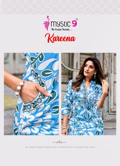 Kareena Vol 2 Mystic 9 Rayon Co Ord Set Manufacturer Ahmedabad