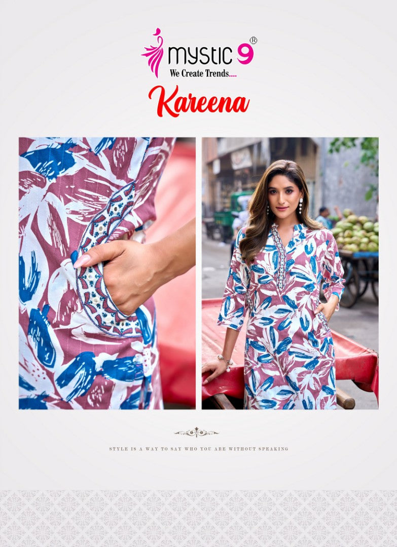 Kareena Vol 2 Mystic 9 Rayon Co Ord Set Manufacturer Ahmedabad