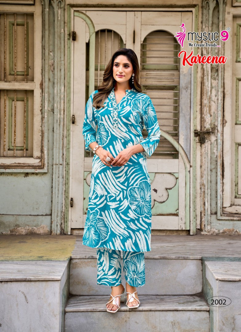 Kareena Vol 2 Mystic 9 Rayon Co Ord Set Manufacturer Ahmedabad