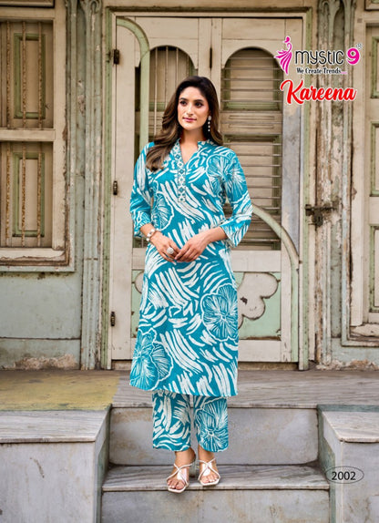 Kareena Vol 2 Mystic 9 Rayon Co Ord Set Manufacturer Ahmedabad