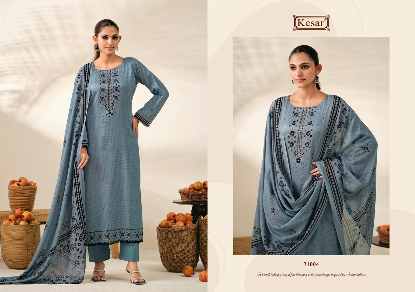 Kareena Vol 619 Kesar Jam Satin Karachi Salwar Suits Wholesale