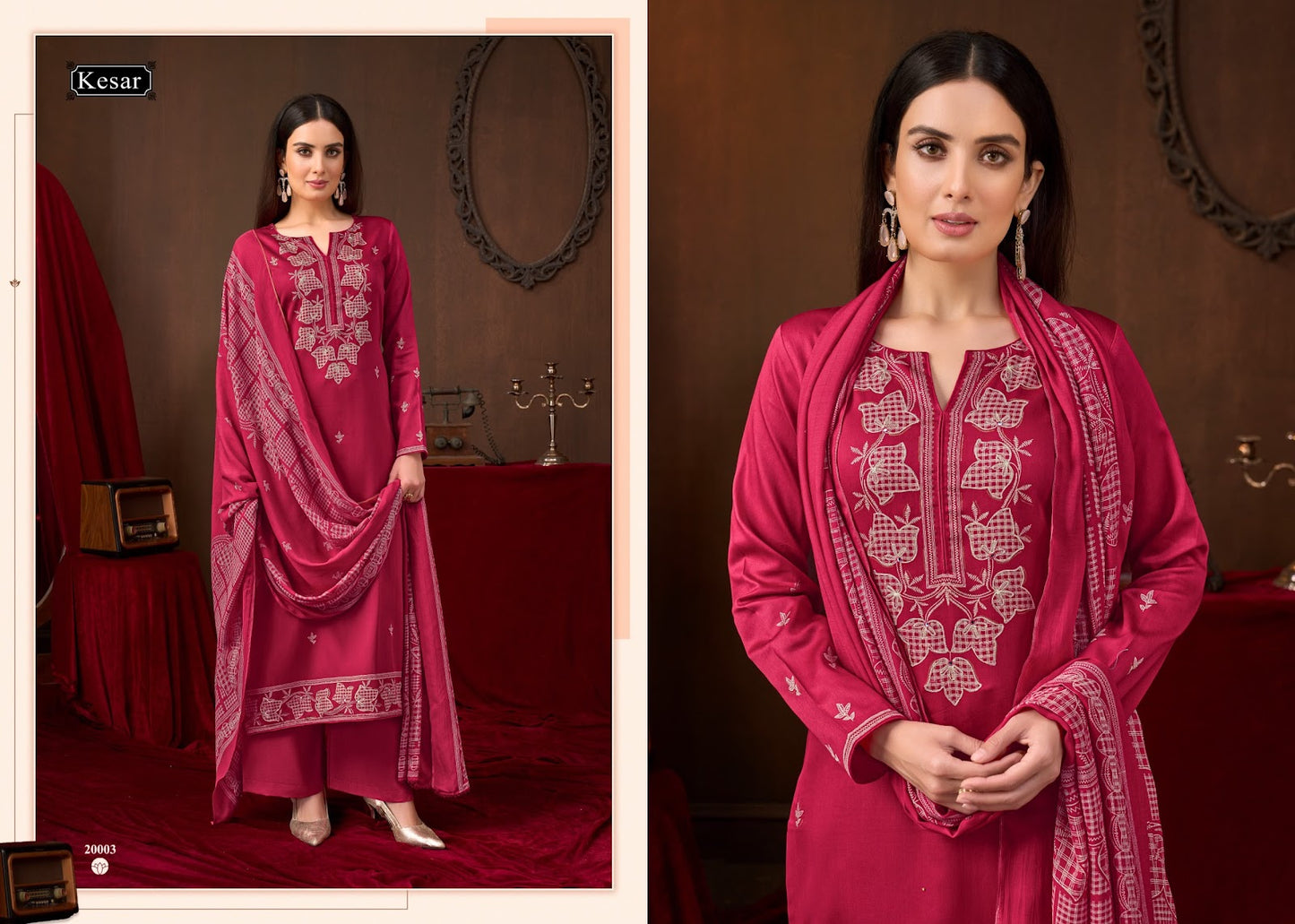 Kareena Vol 635 Kesar Jam Satin Karachi Salwar Suits Wholesaler Ahmedabad