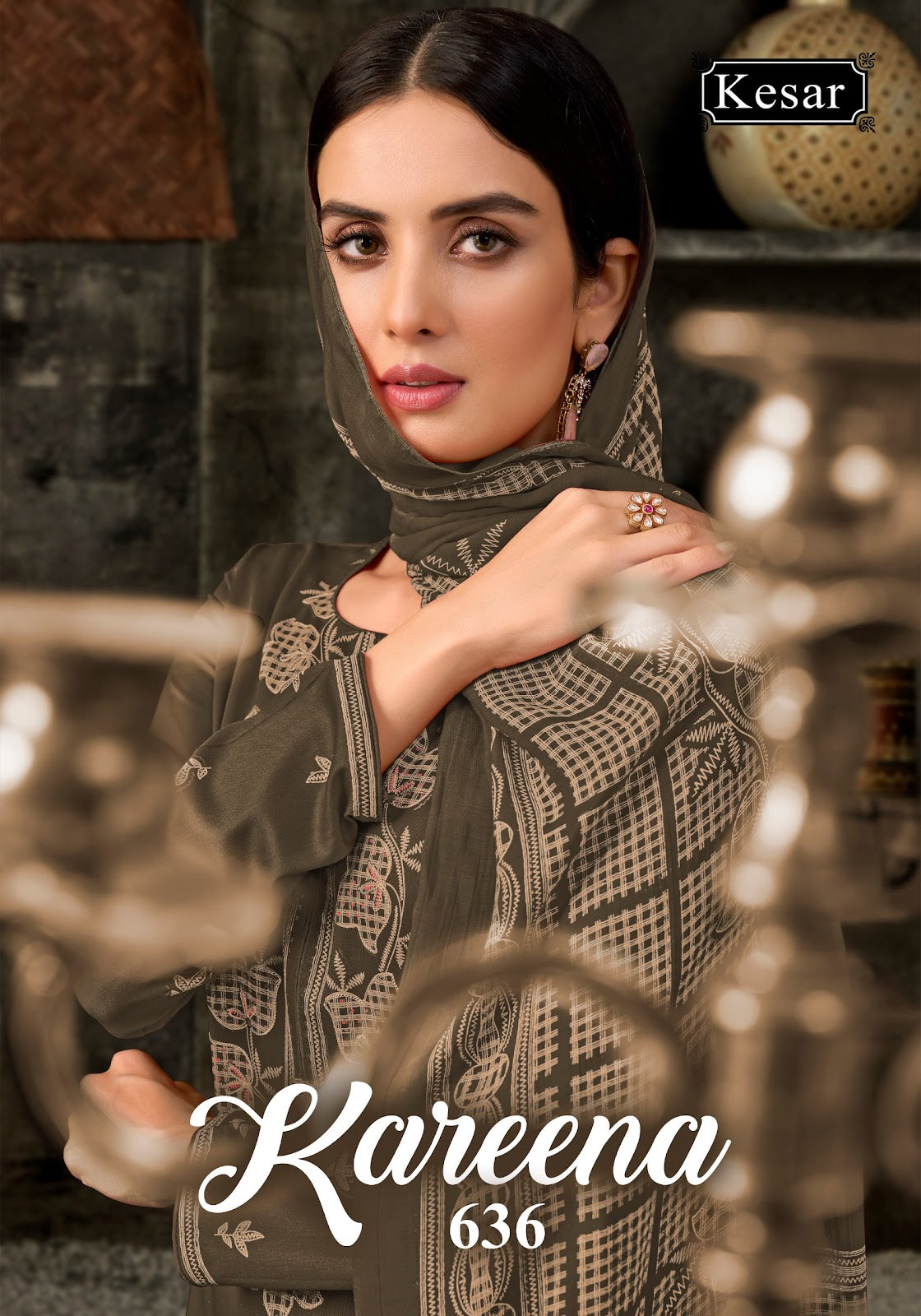 Kareena Vol 636 Kesar Jam Satin Karachi Salwar Suits Exporter
