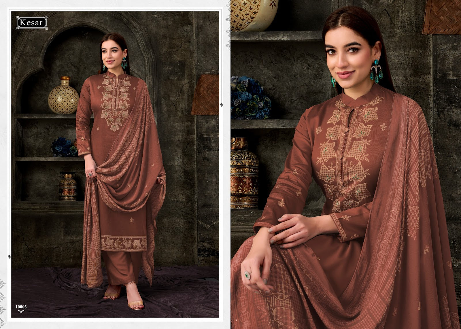 Kareena Vol 636 Kesar Jam Satin Karachi Salwar Suits Exporter