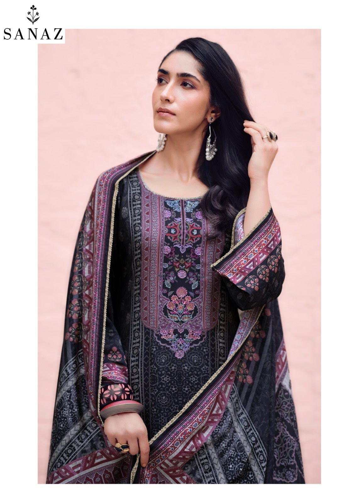 Karigari Sanaz Viscose Muslin Pakistani Salwar Suits Wholesaler