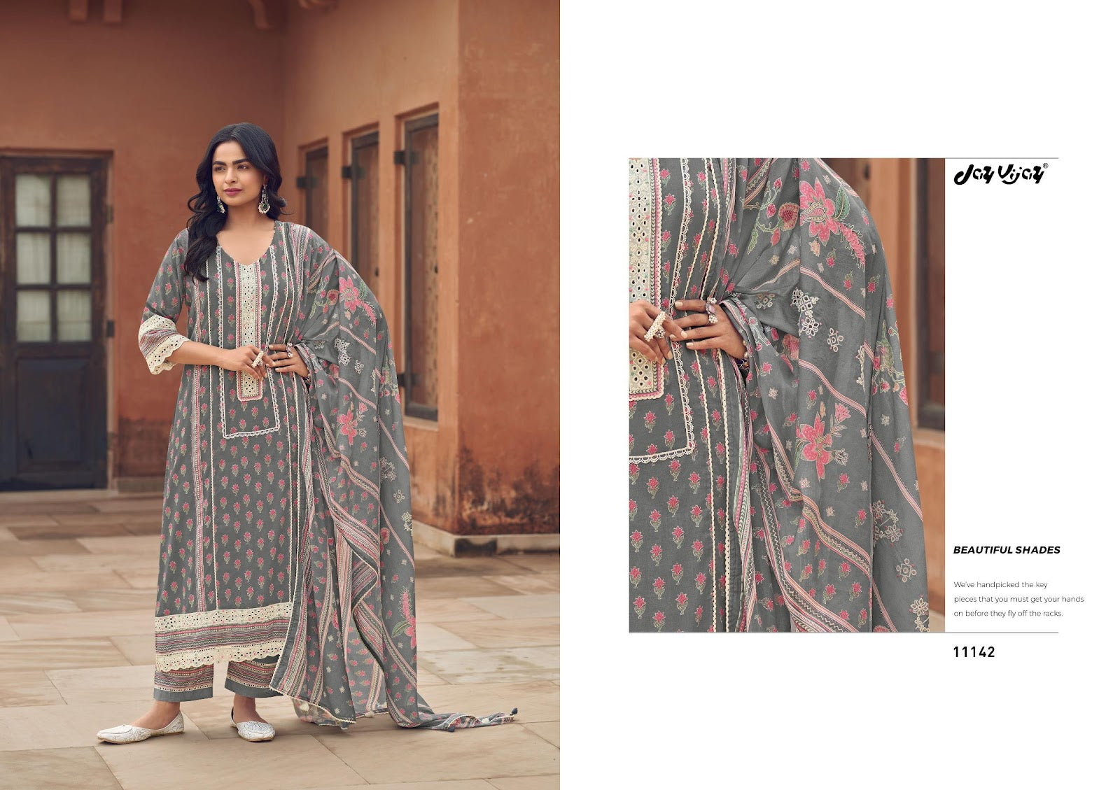 Karigari Tales Jay Vijay Mal Cotton Pant Style Suits Wholesaler India