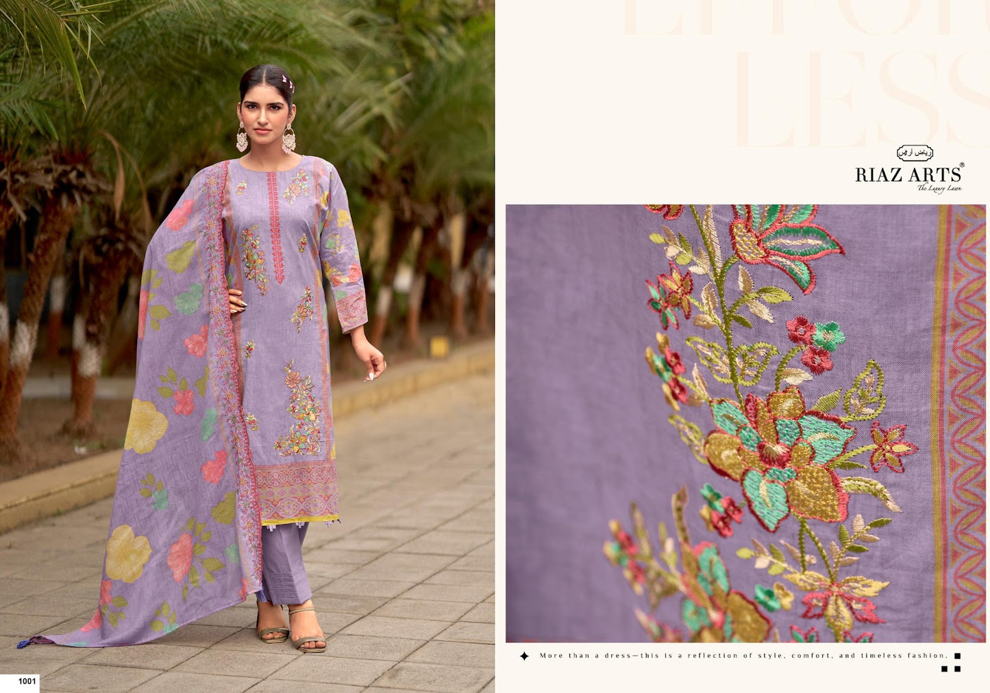 Karigiri E Saeed Riaz Art Cotton Cambric Karachi Salwar Suits Manufacturer India