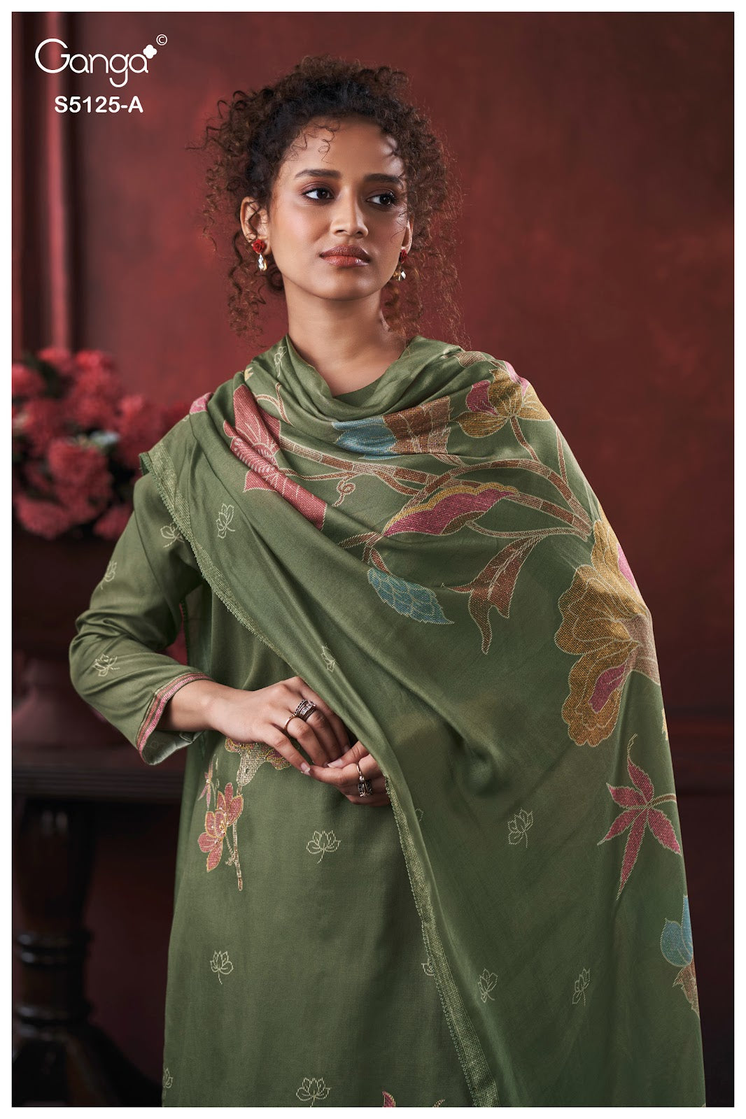 Karina S5125 Ganga Cotton Satin Plazzo Style Suits Wholesaler Ahmedabad