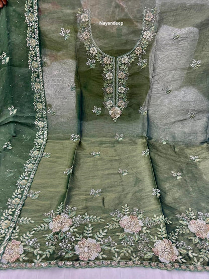 Karishma 2002 Nayandeep Silk Salwar Suits Wholesaler India