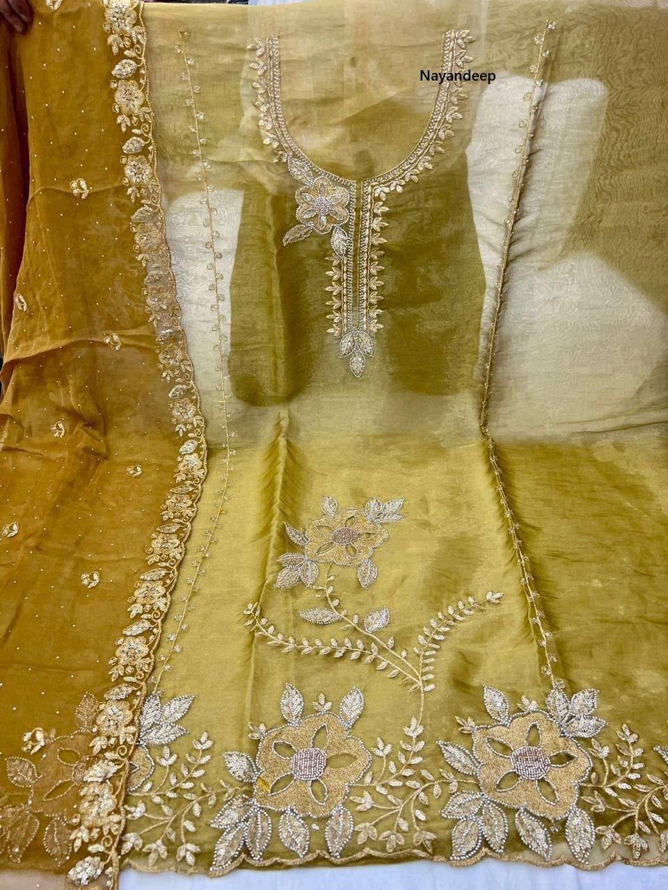 Karishma 2002 Nayandeep Silk Salwar Suits Wholesaler India