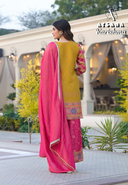 Karishma Afsana Pure Viscose Pakistani Readymade Suits Wholesale Price